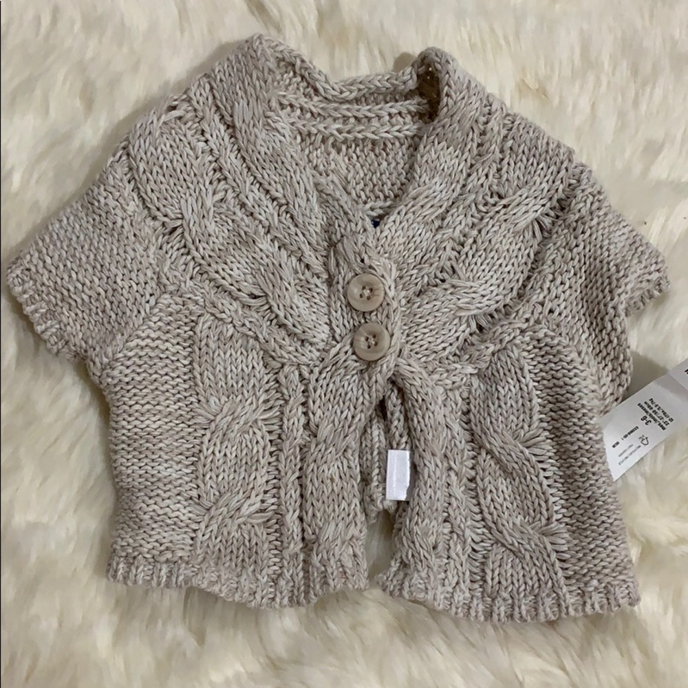 Infant cream sweater